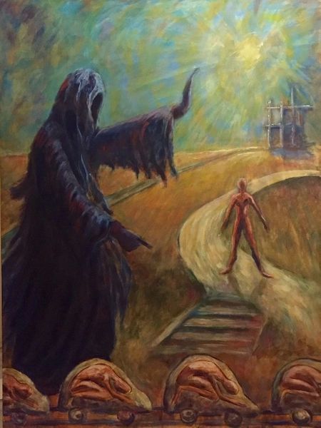 The Judgement Day. Oil on canvas. 30 x 40 inches. Mike halem