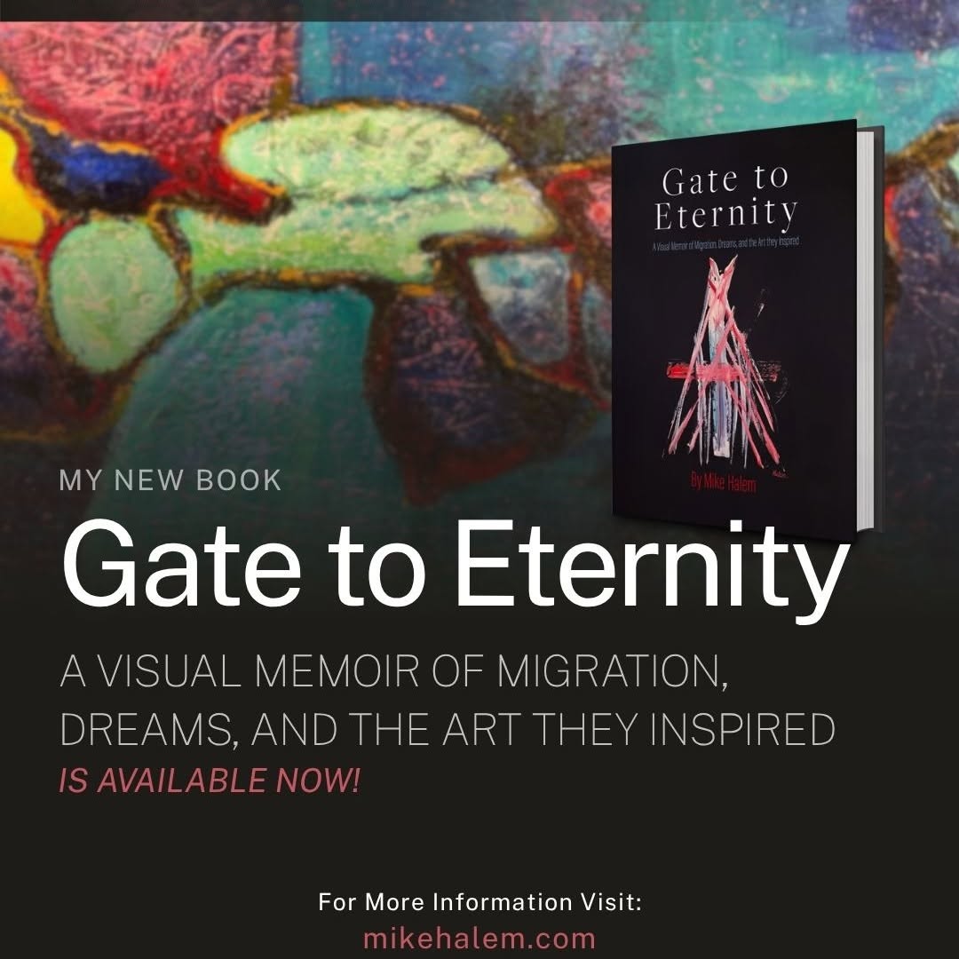 Gate to Eternity book launch announcement flyer